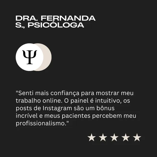 Depoimento de cliente sobre o site feito pela Visual Web