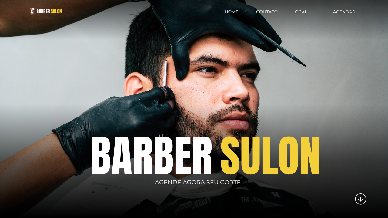 Black Minimalist Barber Shop Services Presentation